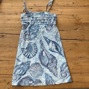 Lily Pulitzer Originals girls sundress seashell pattern, size 14